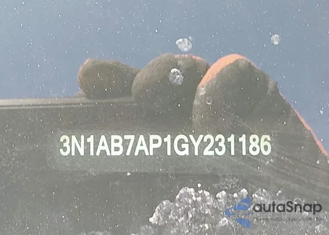 2016 Nissan Sentra Sv from USA, damaged, VIN 3N1AB7AP1GY231186